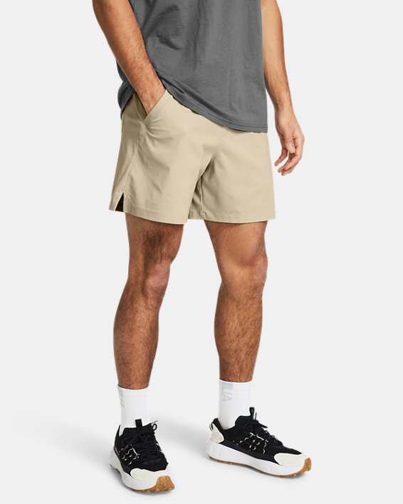 Men's UA Icon Vented Volley Shorts in Brown image number 0